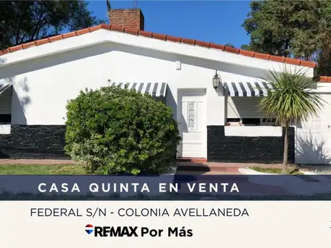 Casa Quinta en Colonia Avellaneda