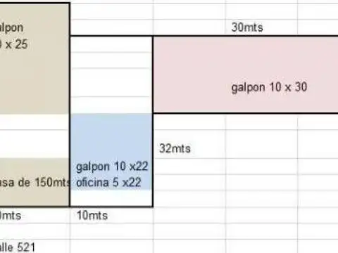 Galpon en Venta en Tolosa, USD 125.000