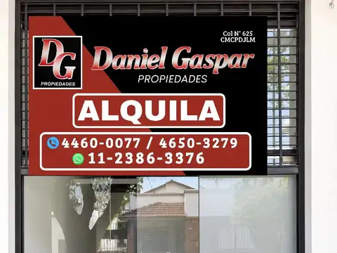 ALQUILER – LOCAL COMERCIAL DE 30 M2 – BELÉN DE ESCOBAR
