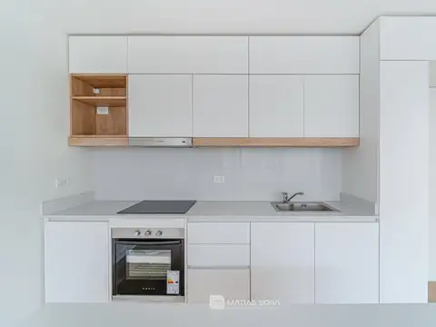 Departamento 2 ambientes con 2 baños