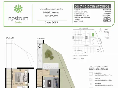 VENTA DUPLEX 2 DORMITORIOS NOSTRUM GARDEN PRADO 