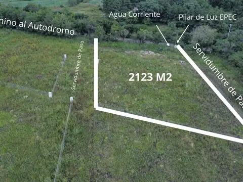 4 Lotes Venta Falda del Carmen de 2123 m² a 1 Ha.
