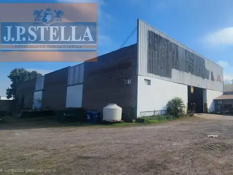 Galpón Industrial 1336 m² s/ Fraccion 5600 m² s/ Avenida - 9 De Abril