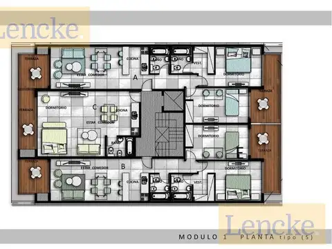 Departamento en Venta de 1 dormitorio