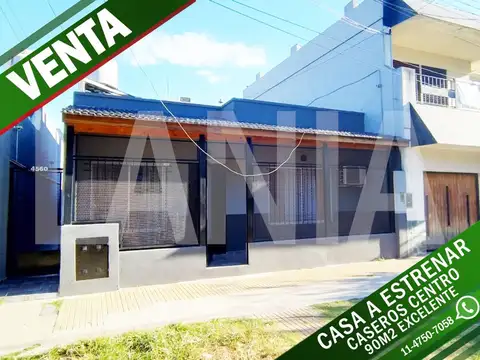 CASA A ESTRENAR :: SENSACIONAL :: CASEROS CENTRO :: CONSULTE