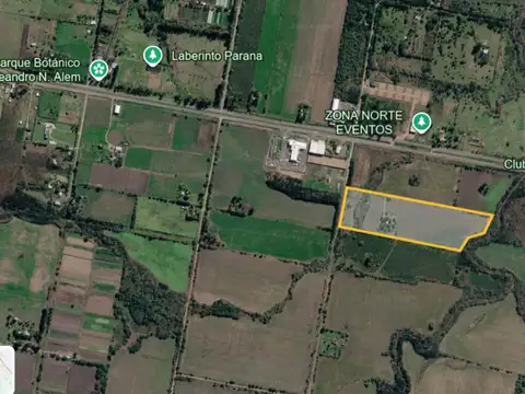 Campo 9.45 ha. agrícolas + casa acceso norte