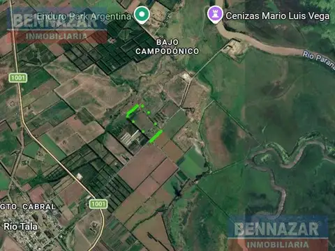 Venta Campo 11 Hectáreas en Río Tala