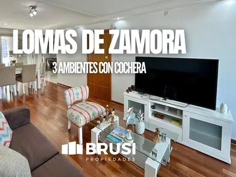 DEPARTAMENTO EN VENTA EN LOMAS DE ZAMORA - 3 AMBIENTES - CON COCHERA
