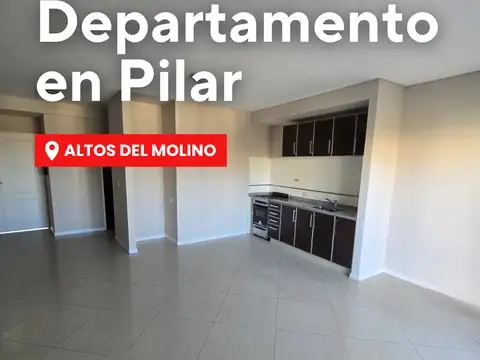 Departamento de 2 ambientes en alquiler y venta en Altos del Molino.