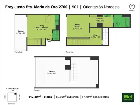 Fray Justo Santa María De Oro 2700, Piso 9°