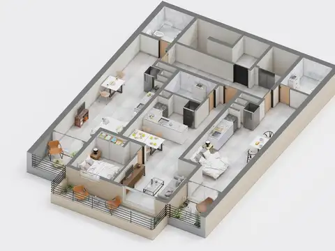 Departamento en Venta en Echesortu, USD 69.650