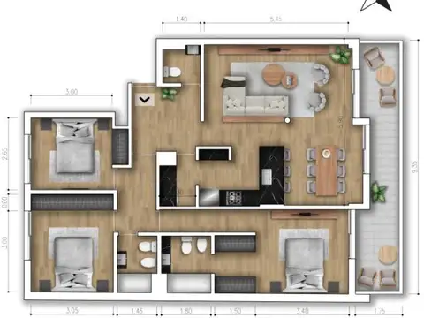Departamento en Venta en Centro, Rosario