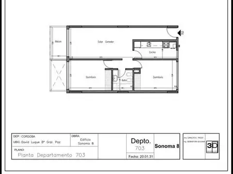 Departamento en Venta en General Paz, USD 138.000