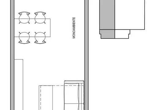 Departamento en Venta de 1 dormitorio