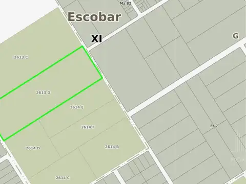 Terreno en Venta 419  mts Fondo