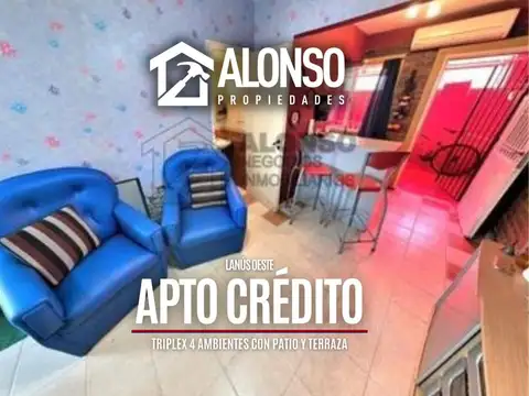 TRIPLEX DE 4 AMB EN EXCELENTE UBICACION - RETASADO