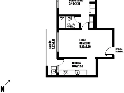 Departamento en Venta en San Isidro Centro, USD 130.000