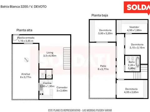 Departamento en Venta de 3 dormitorios