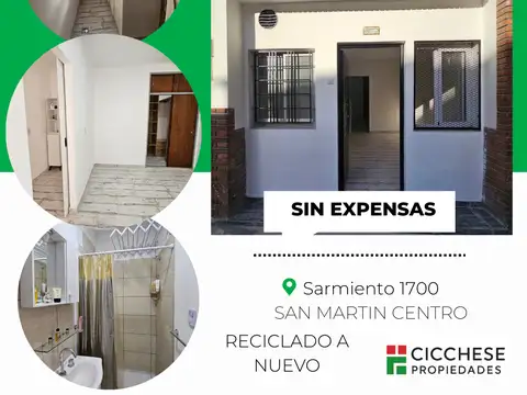 PH 2 ambientes -Sin expensas - Reciclado a nuevo!
