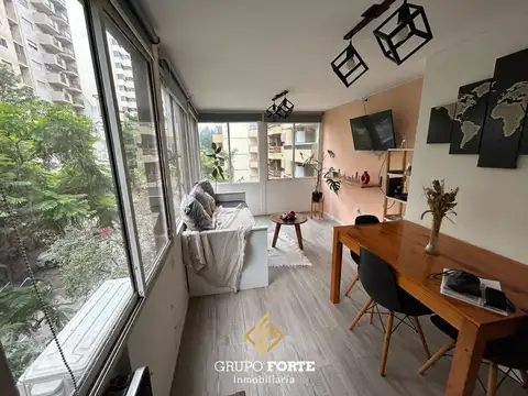 Departamento 2 ambientes con 1 baño