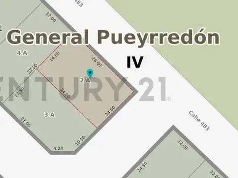 Terreno en Venta de 336,0 m2