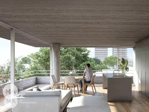 Departamento Monoambiente con 1 baño