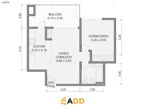 Departamento en Venta en Nordelta Portezuelo, USD 139.000