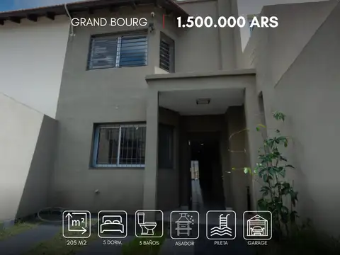 Dúplex en alquiler c/ cochera en Grand Bourg