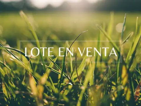 Lote en Honorio Pueyrredon entre Gabriel mistral y Thorne