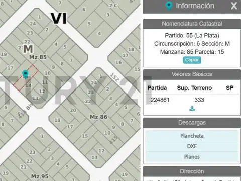 LOTE EN VENTA EN ARTURO SEGUI.