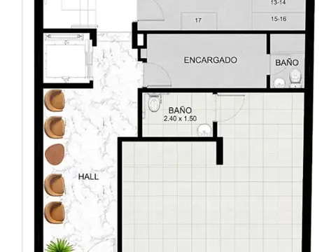 Departamento en Venta de 2 dormitorios