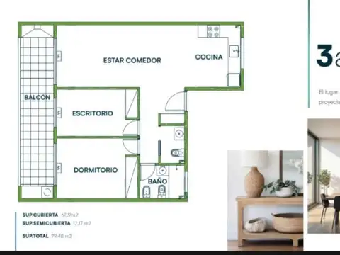 Departamento en Venta 1 año