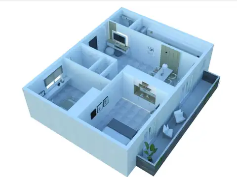 Departamento en Venta de 4 ambientes