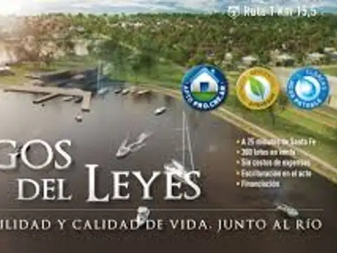 Terreno en Venta en Arroyo Leyes, La Capital