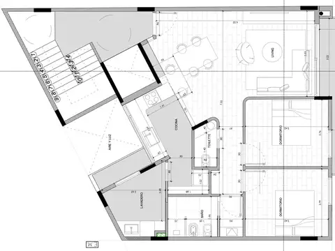 Hermoso piso de 3 ambientes con balcón a estrenar en pleno corazón de Villa Devoto.