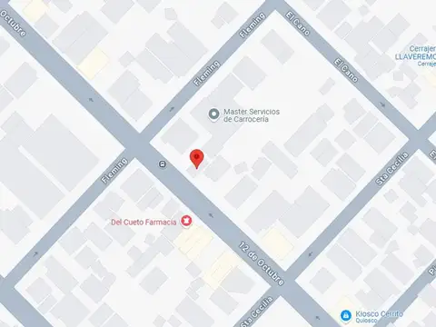 12 de Octubre e/ Santa Cecilia y Fleming