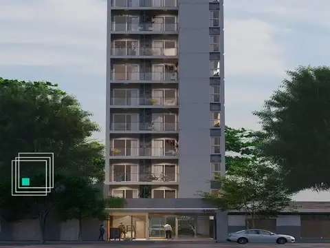 Monoambiente con balcón céntrico con pileta S.U.M