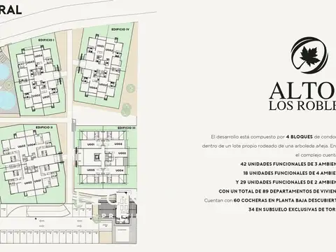 ALTOS LOS ROBLES | Depto 3 ambientes en venta con jardín | Loma Verde