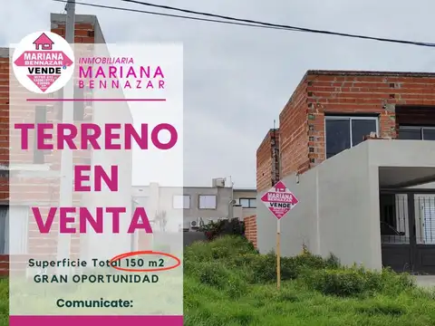 Lote en venta de 148m2 