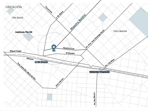 Departamento de dos amb. balcón aterrazado, parrilla