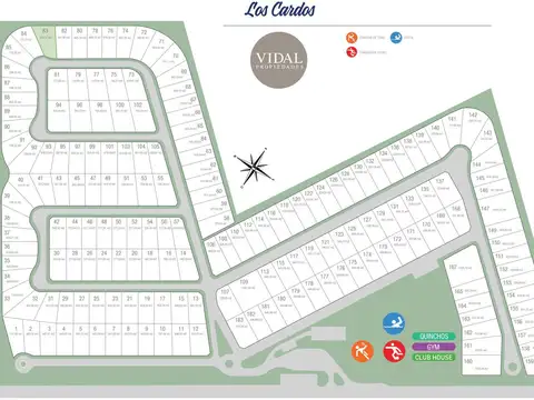 Terreno lote en venta en Los Cardos Oliden 600 Pilar
