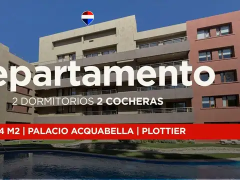 Venta departamento 2 dorm | acquabella | plottier