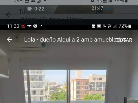 Departamento en Alquiler de 2 ambientes