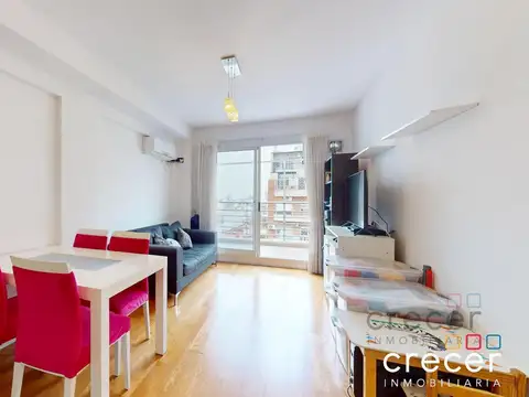 Venta semipiso 3 Ambientes con balcon terraza al Frente con Vista Abierta y Piscina Belgrano