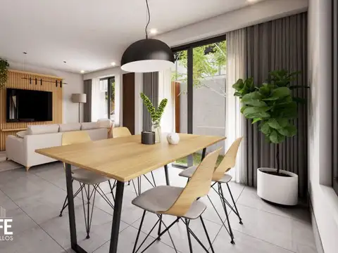 Casa 3 ambientes con 2 baños