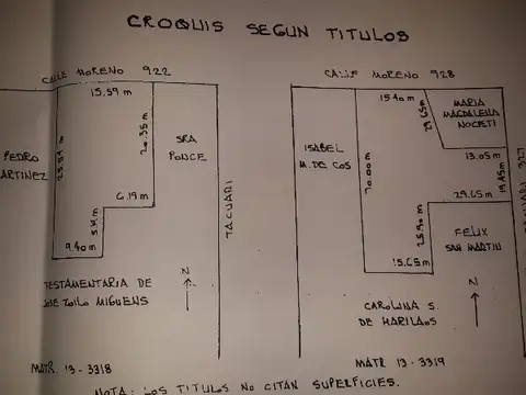 Terreno en Venta en San Telmo, USD 5.000.000