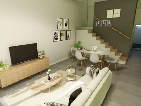 Casa 3 ambientes con 2 baños