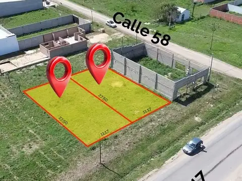 SE VENDE TERRENO FINANCIADO SOBRE CALLE 47 RQTA. 