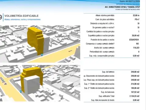 Venta Terreno en Parque Avellaneda, doble frente.