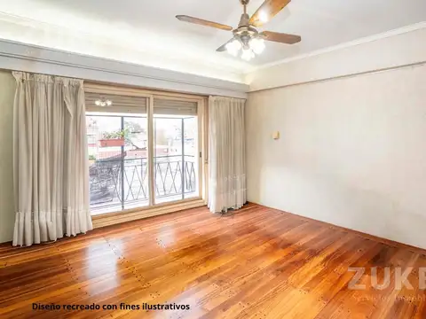 Venta departamento 4 ambientes en Villa del Parque piso alto con vista abierta